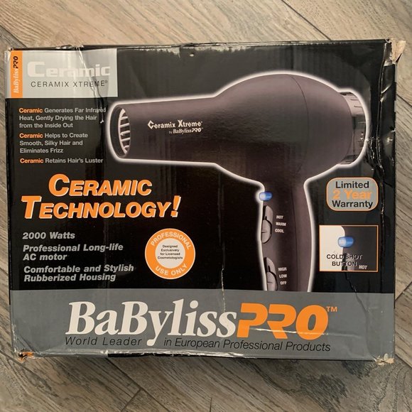 NEW BABYLISSPRO CERAMIC CERAMIX XTREME PROFESSIONAL 2000W HAIR BLOW DRYER - Picture 1 of 9